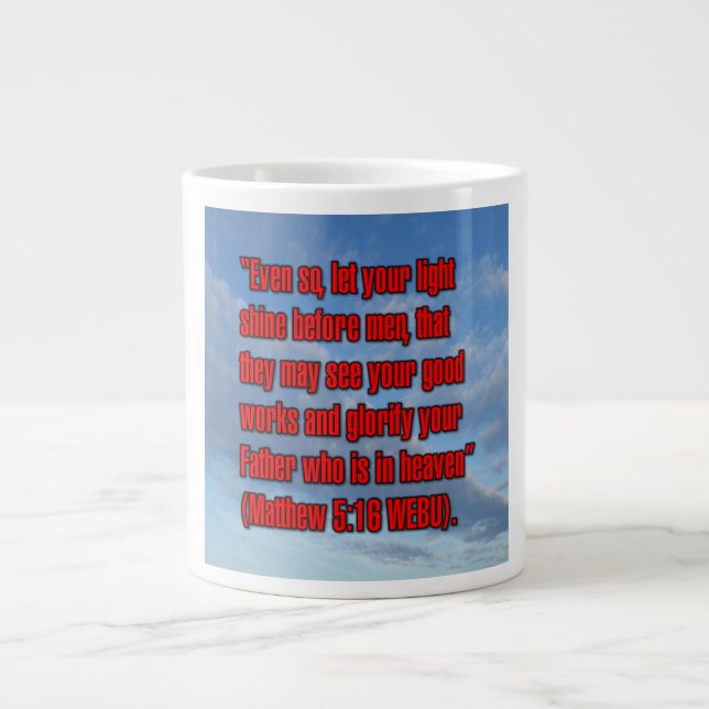 Matthew 5:16 WEBU Mug (Front)