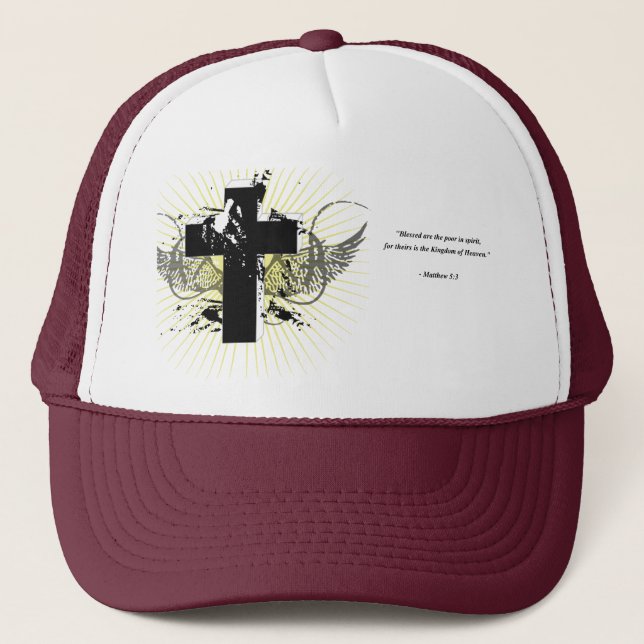 MATTHEW 5:3 TRUCKER HAT (Front)