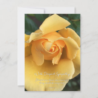 Matthew 5:4 Sympathy Card