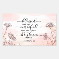 Matthew 5:7 Blessed are the Merciful Bible Verse