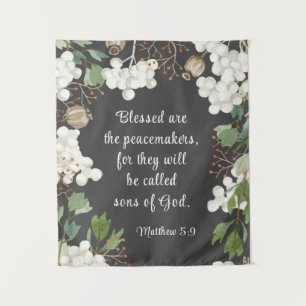 Matthew 5 9 Blessed are the Peacemakers Beatitudes Tapestry