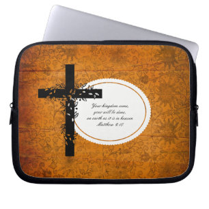 Matthew 6:10 Laptop or Netbook Carrier Sleeve