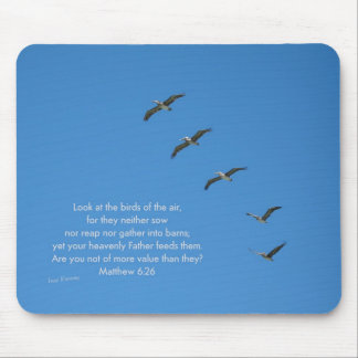 Matthew 6:26 mouse pad
