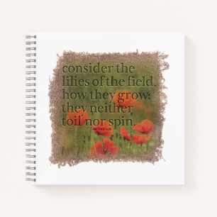 MATTHEW 6:28 Journal