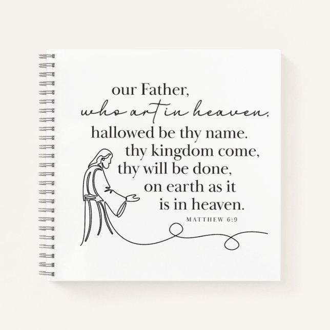 MATTHEW 6:9 - Journal (Front)