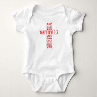 Matthew 7:7 Bible Verse Cross Unisex