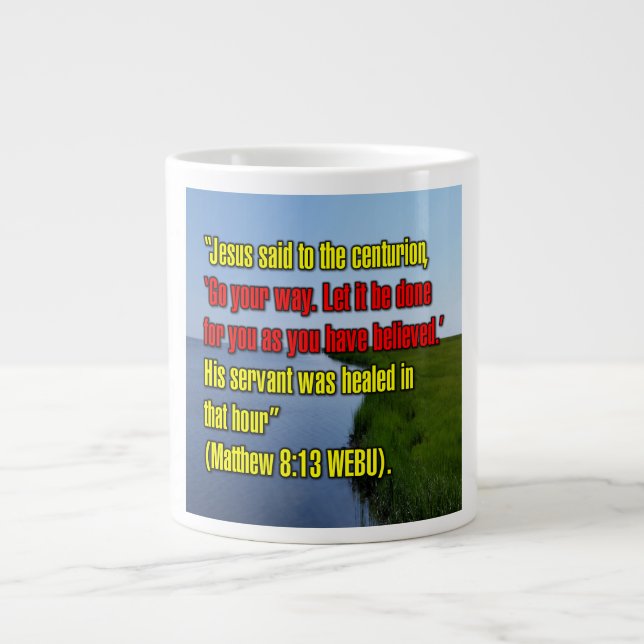 Matthew 8:13 WEBU Mug (Front)