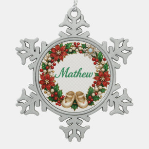 Matthew Baby’s First Christmas Snowflake Ornament