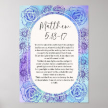 Matthew Bible Verse WallArt