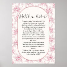 Matthew Bible Verse WallArt