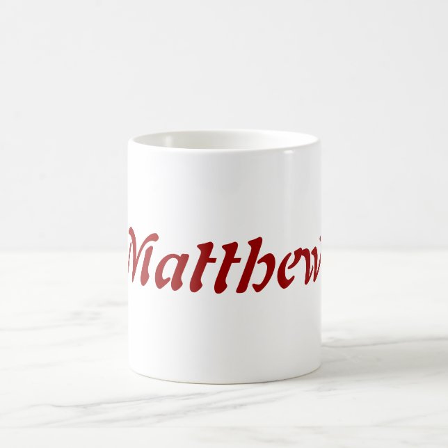 Matthew Coffee Mug (Center)