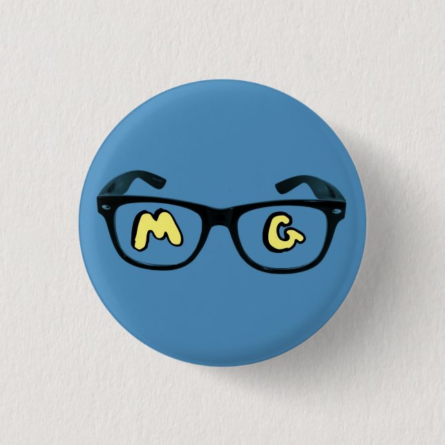 Matthew Gaydos Glasses Button (Front)