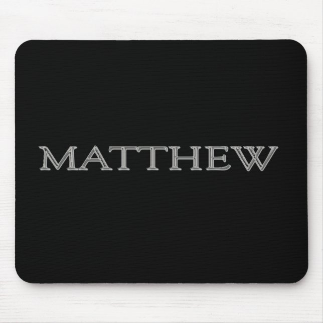 Matthew Personalised Name Mouse Pad (Front)
