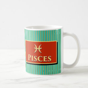 Matthew Pisces Modern Retro Coffee Mug