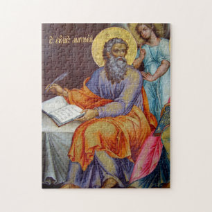 Matthew the Evangelist Orthodox Christian Icon Jigsaw Puzzle