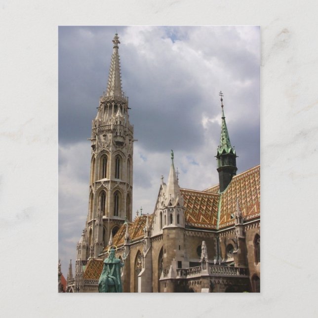 Matthias Church, Budapest Postcard (Front)