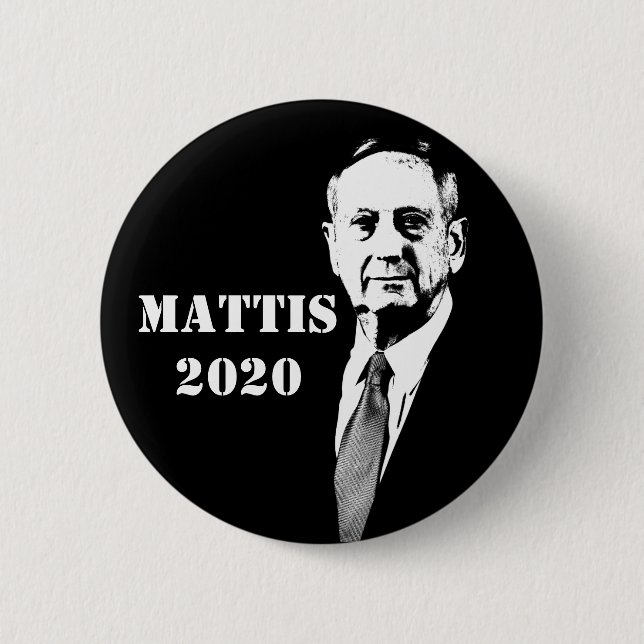Mattis 2020 6 cm round badge (Front)
