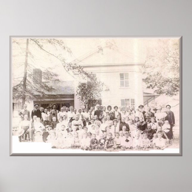 Mattison Reunion 1908 Gains, PA Poster (Front)