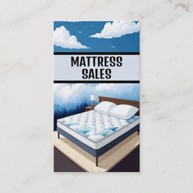Mattress Sales Business Card (Front)