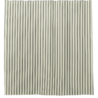 Mattress Ticking Shower Curtain