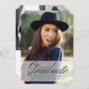 Mature & Elegan Graduate, Graduation Announcements