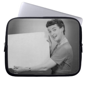 Mature Woman Laptop Sleeve