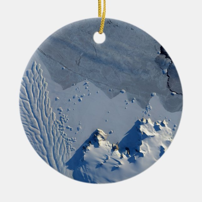 Matusevich Glacier Christmas Ornament (Front)