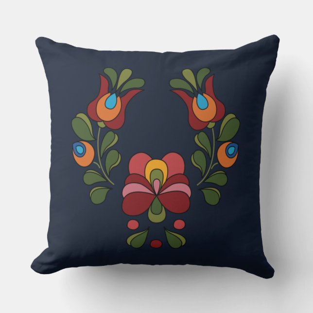 Matyo Embroidery Design  Cushion (Front)