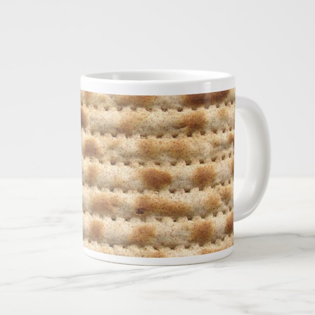 Matzah Large Coffee Mug (Front Right)