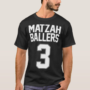 Matzah Ller 3 Funny Jewish Sketll Team Matzo T-Shirt
