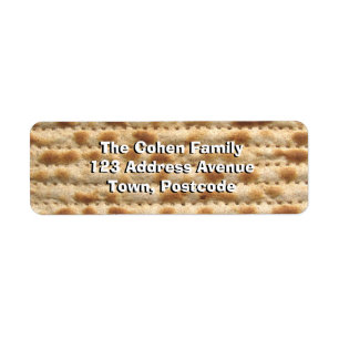 Matzah Return Address Label