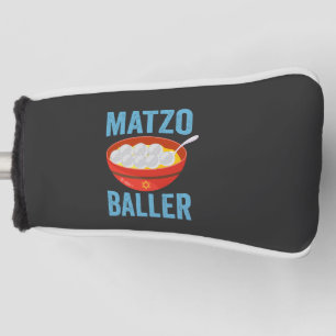 Matzo Baller Funny Golf Hanukkah Holiday Gift Golf Head Cover