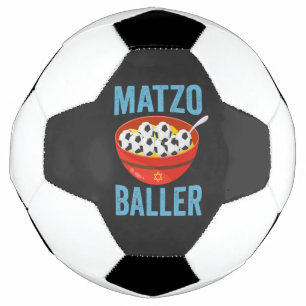 Matzo Baller Funny Soccer Hanukkah Holiday Gift Ball