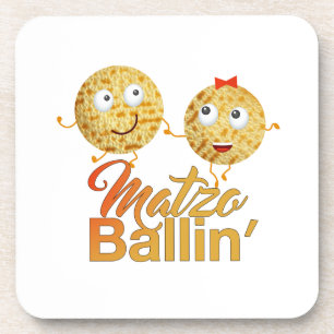 Matzo Ballin'. Passover, Pesach Seder Coaster