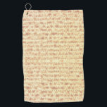 Matzo Matzah Passover Funny Golf Towel<br><div class="desc">You will love our adorable Matzo design! Makes a great gift for the holidays!</div>