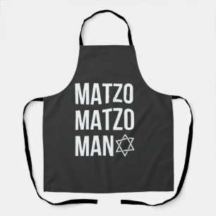 Matzo Matzo Man Jewish Hanukkah  Apron