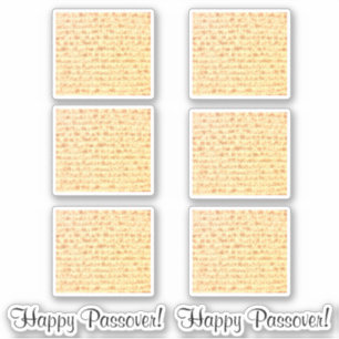 Matzo Passover Afikoman Custom-Cut Vinyl Sticke