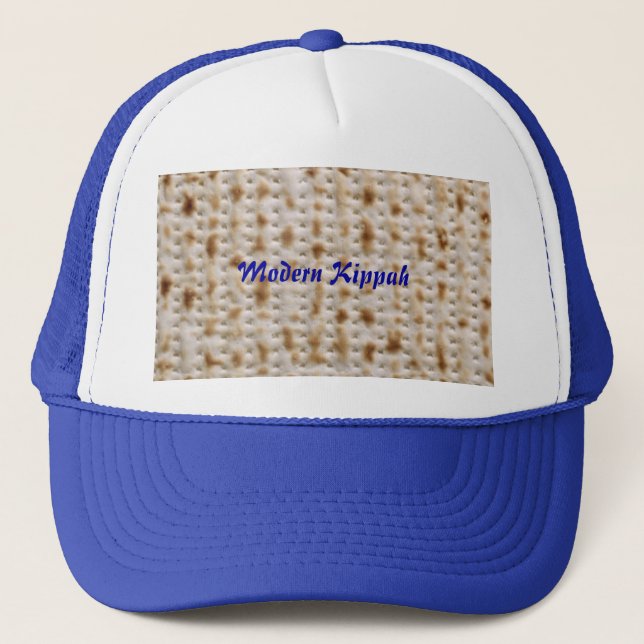 Matzoh Modern Kippah Passover Pesach Seder Hat (Front)