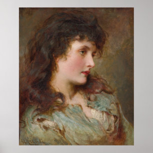 Maud (Elegant Female Portrait) Poster