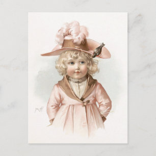 Maud Humphrey's Autumn Girl Postcard