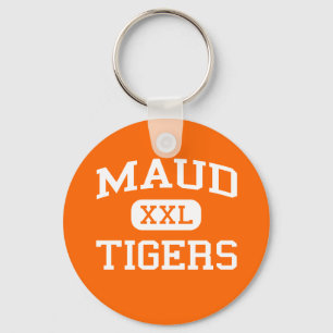 Maud - Tigers - Maud High School - Maud Oklahoma Key Ring