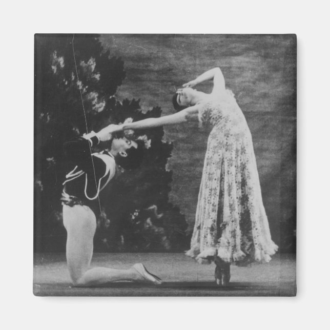 Maude Lloyd and Hugh Laing Magnet (Front)