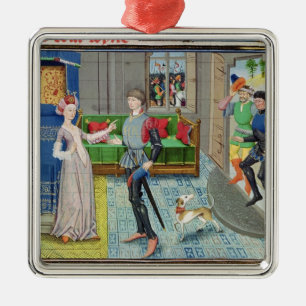 Maugis of Aigremont and Isanne Metal Ornament
