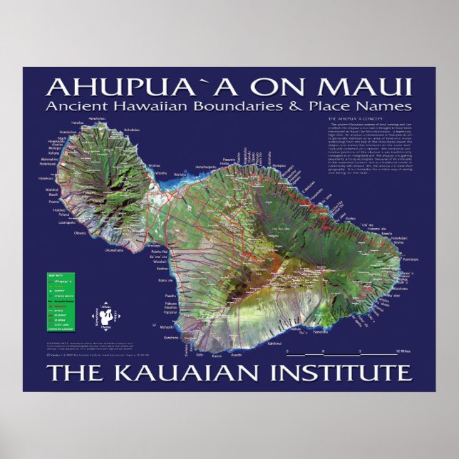 Maui Ahupuaa Poster (Front)