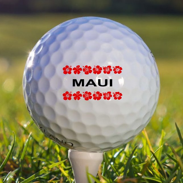 Maui Aloha Flower Bands Light-Colour Golf Balls (Creator Uploaded)