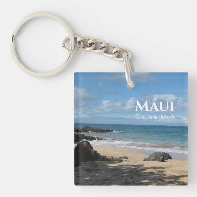 Maui Beach Keychain (Front)