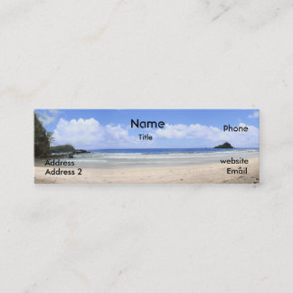 Maui Beach - Koki, Hana Business Card