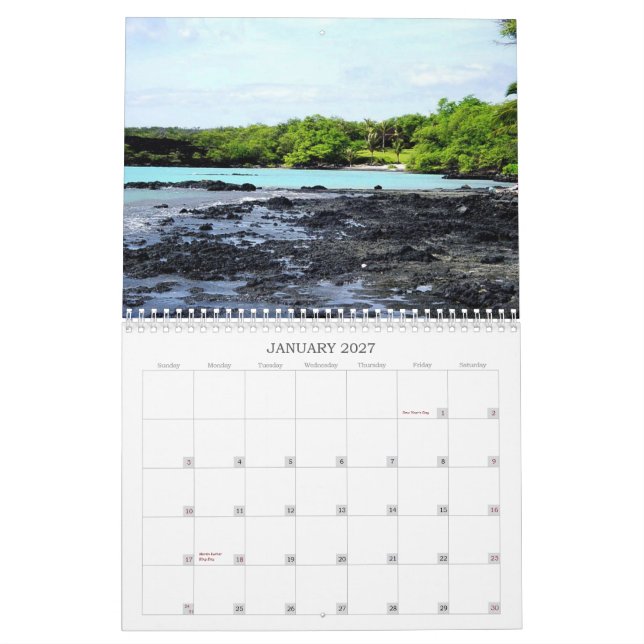 Maui Calendar (Jan 2027)
