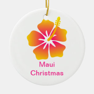 Maui Christmas Ceramic Tree Decoration