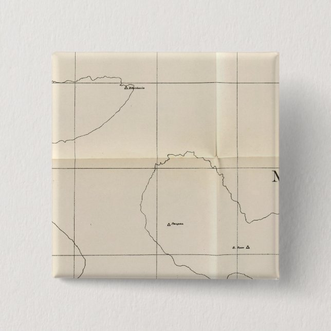 Maui County, Hawaii 15 Cm Square Badge (Front)